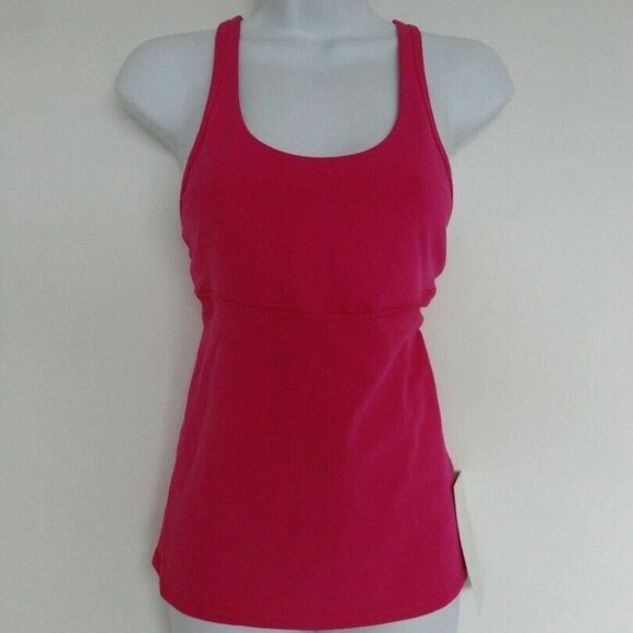 Share NWT LULULEMON JWMG Magenta Cottony 4 Way Stretch Crossback Tank II Top 6 - Picture 1 of 7